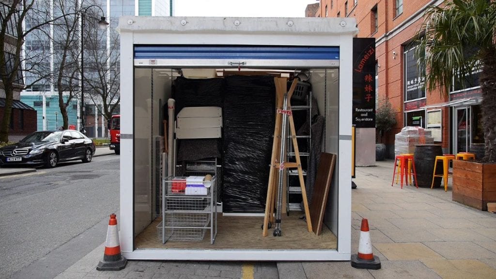 self storage containers for hire - on the road