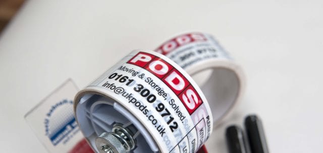 PODS Packing Tape for your Cheshire Self Storage and Removals