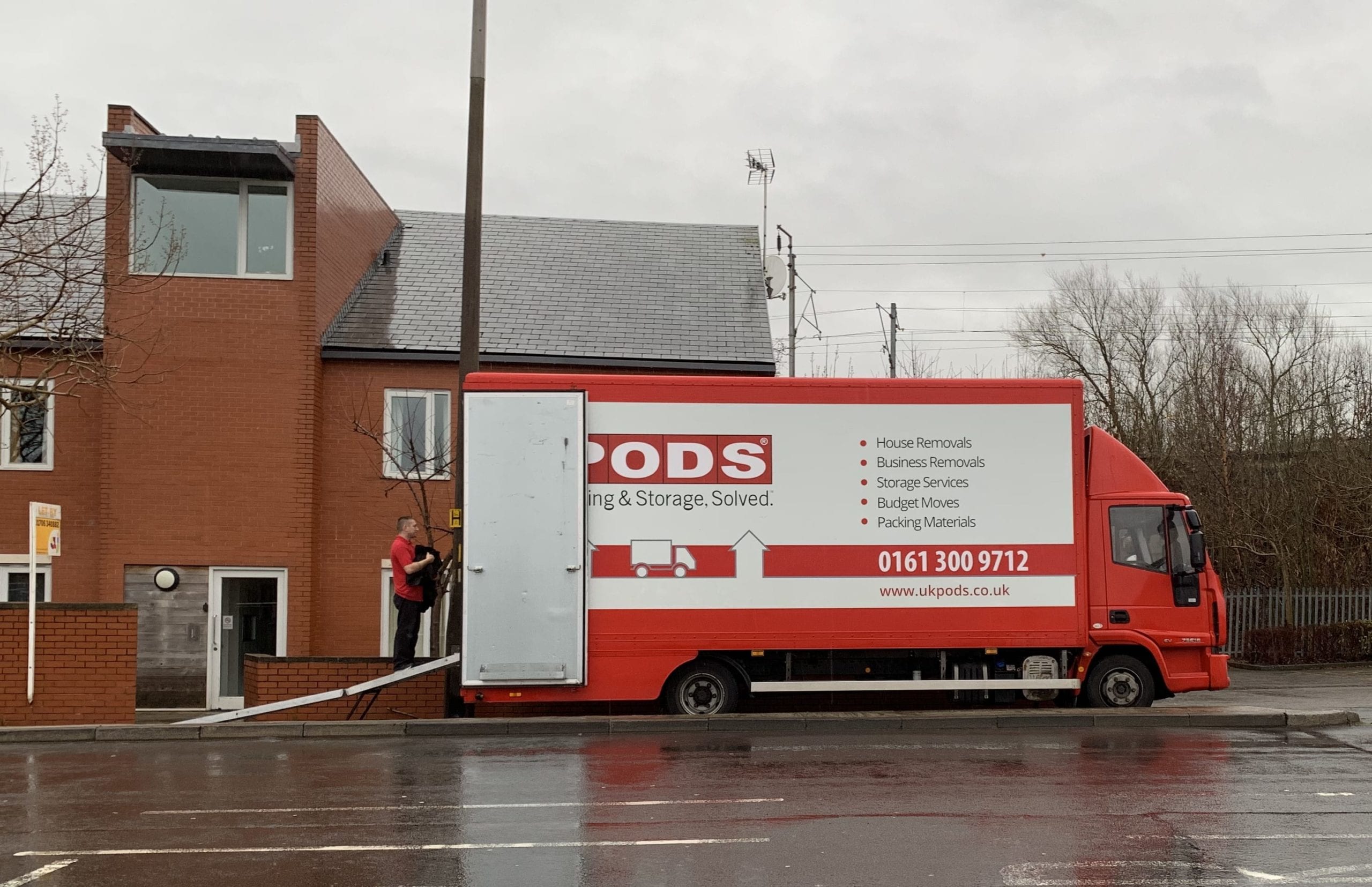 Manchester Home Removals Image Loading Removal Truck PODS Moving