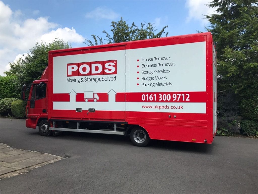 PODS Office Removal Truck Closed