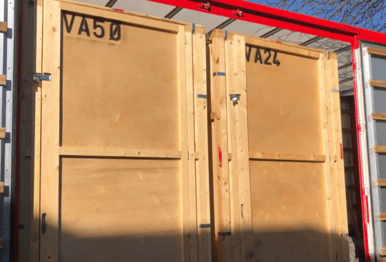 PODS Small Storage Unit 2 x 35sqft storage units