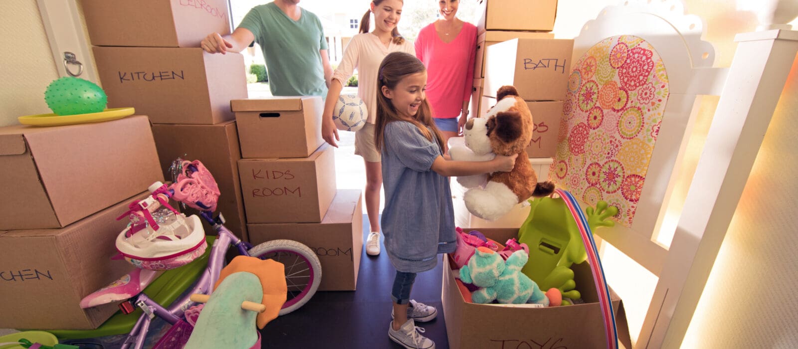 PODS Top Tips for Moving house with kids