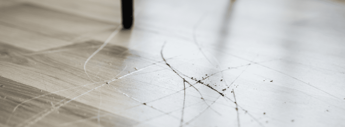 Moving house - scratched floor